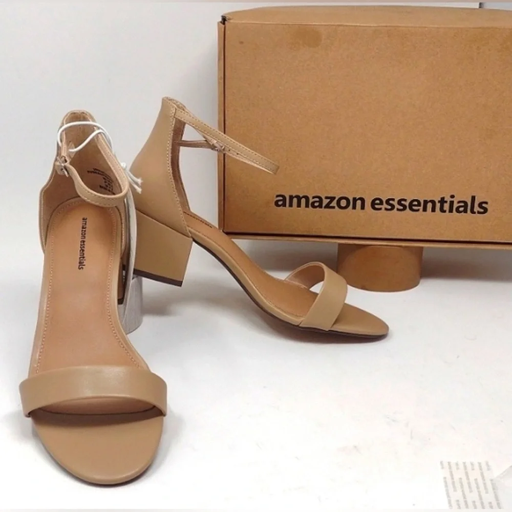 Amazon Essentials Women's Heeled Sandal sz 12W. - Picture 1 of 8